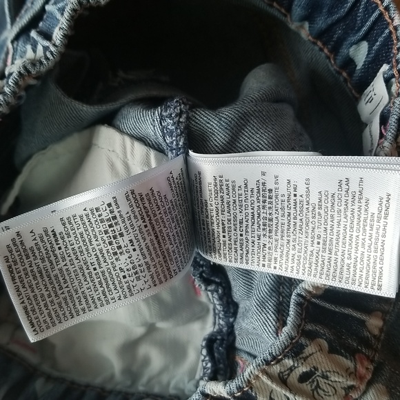 (4) GAP Disney Minnie Mouse Jean Shorts Youth Vacation Grunge Kawaii Fandom - Picture 6 of 9